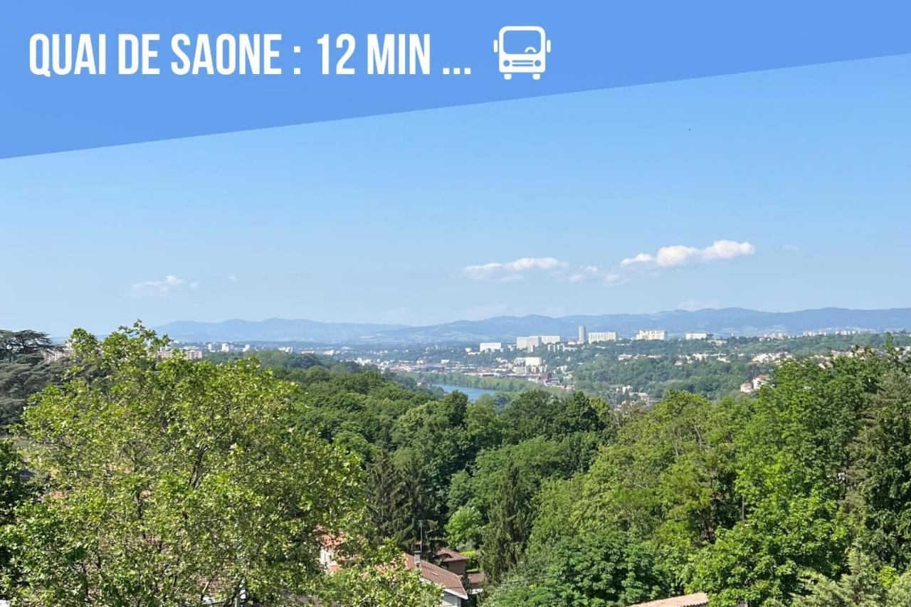 Le Calme - Design - Vue Panoramique Sur La Saone Daire Caluire-et-Cuire Dış mekan fotoğraf
